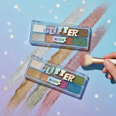 Trendexa 8 Renk Glitter Far Paleti Makyaj Seti