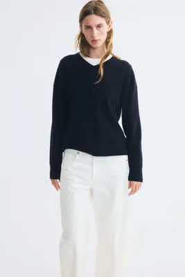 H&M V Yakalı Yün Kazak