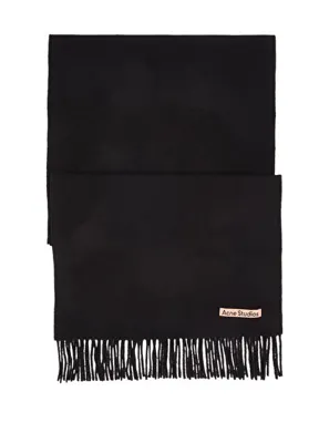 Acne Studios Siyah Kadın Yün Atkı