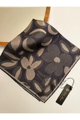 Silk Home Gülizar Desen Twill İpek Eşarp
