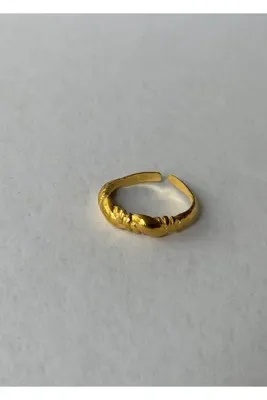 KİLİGİSTANBUL GOLD RENK SARMAL ALTIN KAPLAMA YÜZÜK