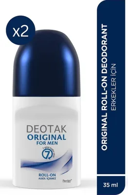 DEOTAK Original Erkek Roll-On Deodorant 35 ML x 4