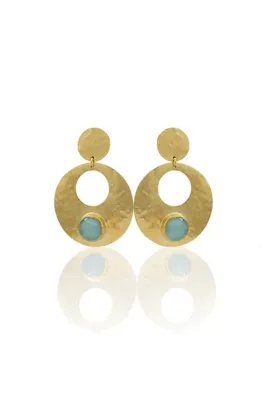 Design by Kadir Kadir Jewellery 22 Ayar Altın Kaplama Vintage Küpe -El İşçiliği Ve Hipoalerjenik Küpe