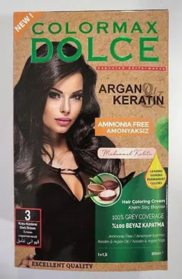 COLORMAX DOLCE Colormax Amonyaksız Saç Boyası 3-koyu Kahve