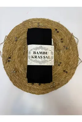 MELİSA AVM Bambu Kraş Şal kenarı dikişle