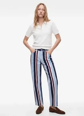 Koton 7WAL90071IT Ekru Kadın Polo Yaka Regular Fit Triko Kazak