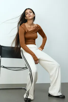 H&M Tek Omuzlu ve Drapeli Üst