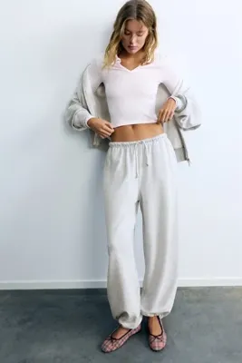 Pull & Bear Paçası lastikli jogger pantolon