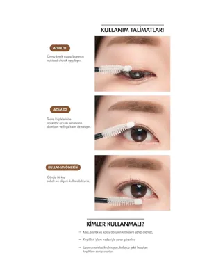 Diğer Dökülme Karşıtı Biotin-kolajen-pantenol İçerikli Besleyici Kirpik Bakım Serumu No Retouch Lash Serum
