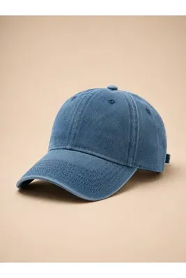 Genel Markalar Unisex Eskitme Kot Beyzbol Kep Şapka Ayarlanabilir Günlük Spor Model