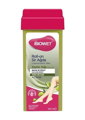 Biowet Roll On Sir Ağda Tüm Ciltler İçin Zeytinyağlı 100 ml