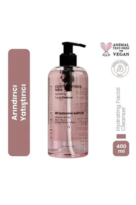 Cosmogenesis Labs Kozmetik Kuru ve Hassas Ciltler İçin Yüz Temizleme Jeli 400 ml | Nemlendirici Nazik Cilt Temizleyici