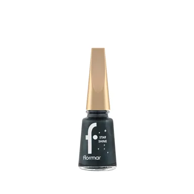 Flormar Star Shine Yoğun Pigmentli ve Metalik Görünümlü Oje 006 Dark Romance