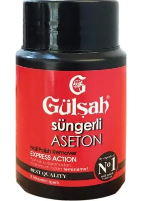Gülşah Express Nails - Süngerli Aseton 70ML