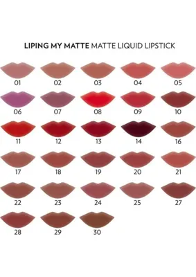 Toyigoo Liping My Matte Likit Ruj No: 17 - Suya Dayanıklı Ultra Mat Ruj