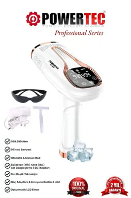POWERTEC TR-999 IPL Lazer Epilasyon 999.999 Atım Otomatik/Manuel 9 Modlu