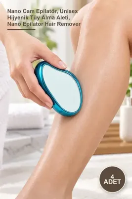 Yenilig 10 Adet Kristal Epilasyon Taşı – Nano Cam Epilatör, Unisex Hijyenik Tüy Alma Aleti, Nano Epilator Hair Remover