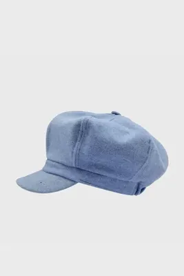 Külah Kadın Yünlü Vintage Kasket Retro Kışlık Şapka