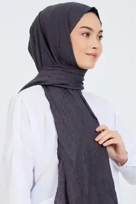 m moon scarf Premium Bambu Kraş Şal “ Füme “