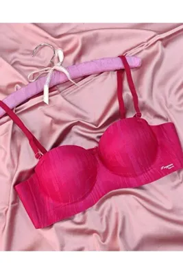 Love Angels Kadın Lazer Kesim Dikişsiz Dolgulu Çizgili Balensiz Sütyen