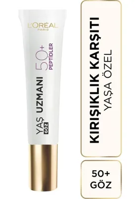 Myg Plus L'oreal Paris Yaş Uzmanı 50+ Kırışıklık Karşıtı Yenileyici Göz Kremi