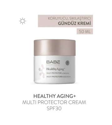 Babe Laboratorios Babe Healthyaging+ Multi Protector Cream SPF30 50ml - Güneş Koruyuculu Lifting Krem
