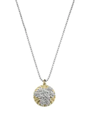 LARİSSA Gathered Light Gold Pırlanta Taşlı 14 Ayar Kadın Kolye