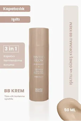 EIGHTH COLOR Tinted Glow Işıltılı ve Renkli Yüz Güneş Kremi