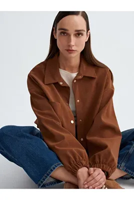 Dilvin 60781 Süet Bomber Ceket