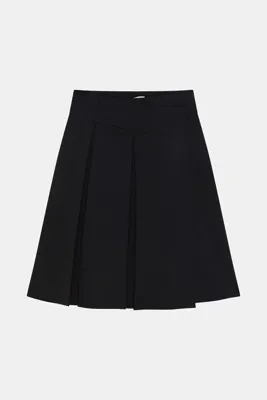 W Collection SİYAH PİLELİ ETEK