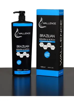 Sağlam Home Wallence Brazilian Krem & Botox Keratin 1000 ml Organik ve Bitkisel Saç Bakım Ürünü