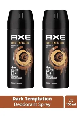 OEM 2 Adet Axe Dark Temptatıon Bay Parfüm Kofre 150 ml
