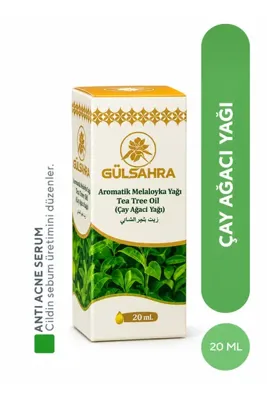 GÜLSAHRA Çay Ağacı Yağı 20 ml – Tea Tree Oil Aromatik Melaloyka Yağı