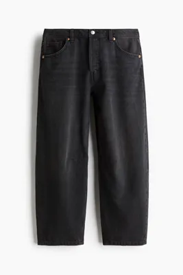 H&M Barrel Regular Cropped Jeans