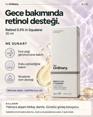 Bezos The Ordinary Retinol 0.5% İn Squalane 30 Ml Yüz Serumu Bezos1