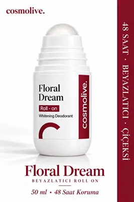 Cosmolive Floral Dream Koltuk Altı Beyazlatıcı Roll On Deodorant Kararma Görünümüne Karşı 48 Saat Koruma