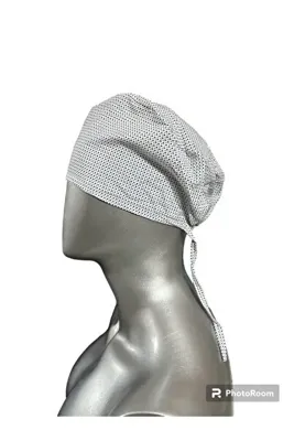 Beyaz Medikal Doktor Hemşire Aşçı Cerrahi Bone Hastane Bonesi Bandana