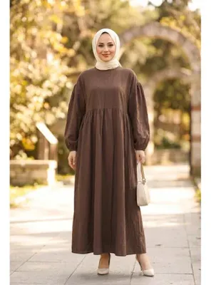 SAHRA BUTİK ROBALI TESETTÜR ELBİSE