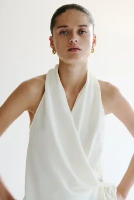 H&M Tekstüre Anvelop Üst