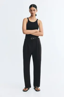 H&M Kemerli Şık Pantolon