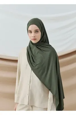 Modakaşmir Penye Şal kenarları dikişli