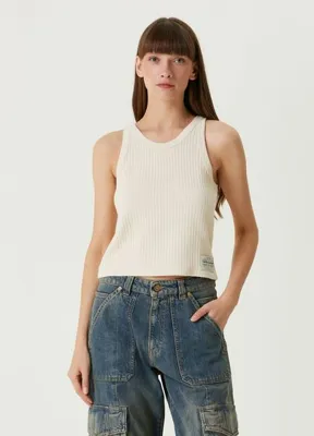 Golden Goose Fildişi Ribli Atlet