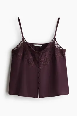 H&M İşleme Detaylı ve Askılı Üst