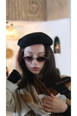 YENGEÇ Siyah Kasket Şapka