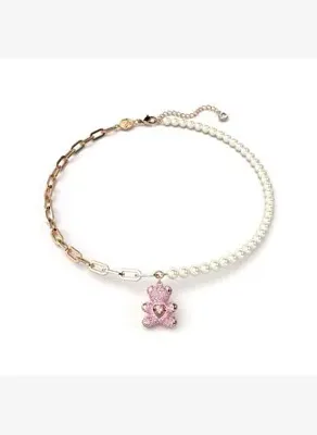 Swarovski 5669166 Swarovski Kolye Mp Teddy:Pend Hrt Bear Lros/Ros
