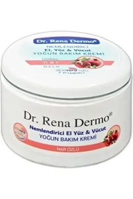 Dr.Rena Dr. Rena Dermo Nemlendirici El Yüz & Vücut Yoğun Bakın Kremi Nar Özlü 300 Ml