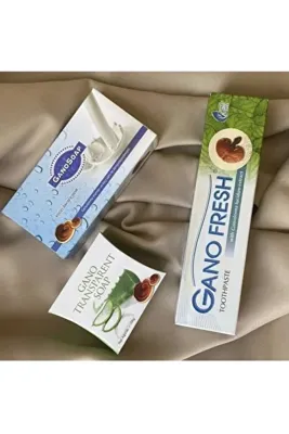 Gano Excel Fresh Diş Macunu, Gano Keçi Sütlü Sabun 2×100 Gr, Gano Transparan Sabun