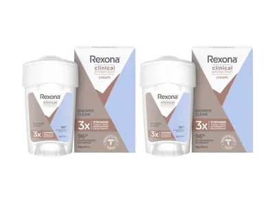Rexona Kadın Confidence Clinical Protection + Shower Clean Stick Deodorant 2 X 45 Ml