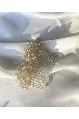 Pearly Handmade Dore Kristal Tarak Toka 6-7 Cm