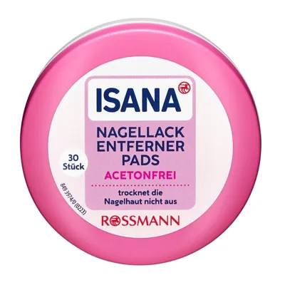 Isana Asetonsuz Oje Çıkarıcı Ped 30'lu 1 adet